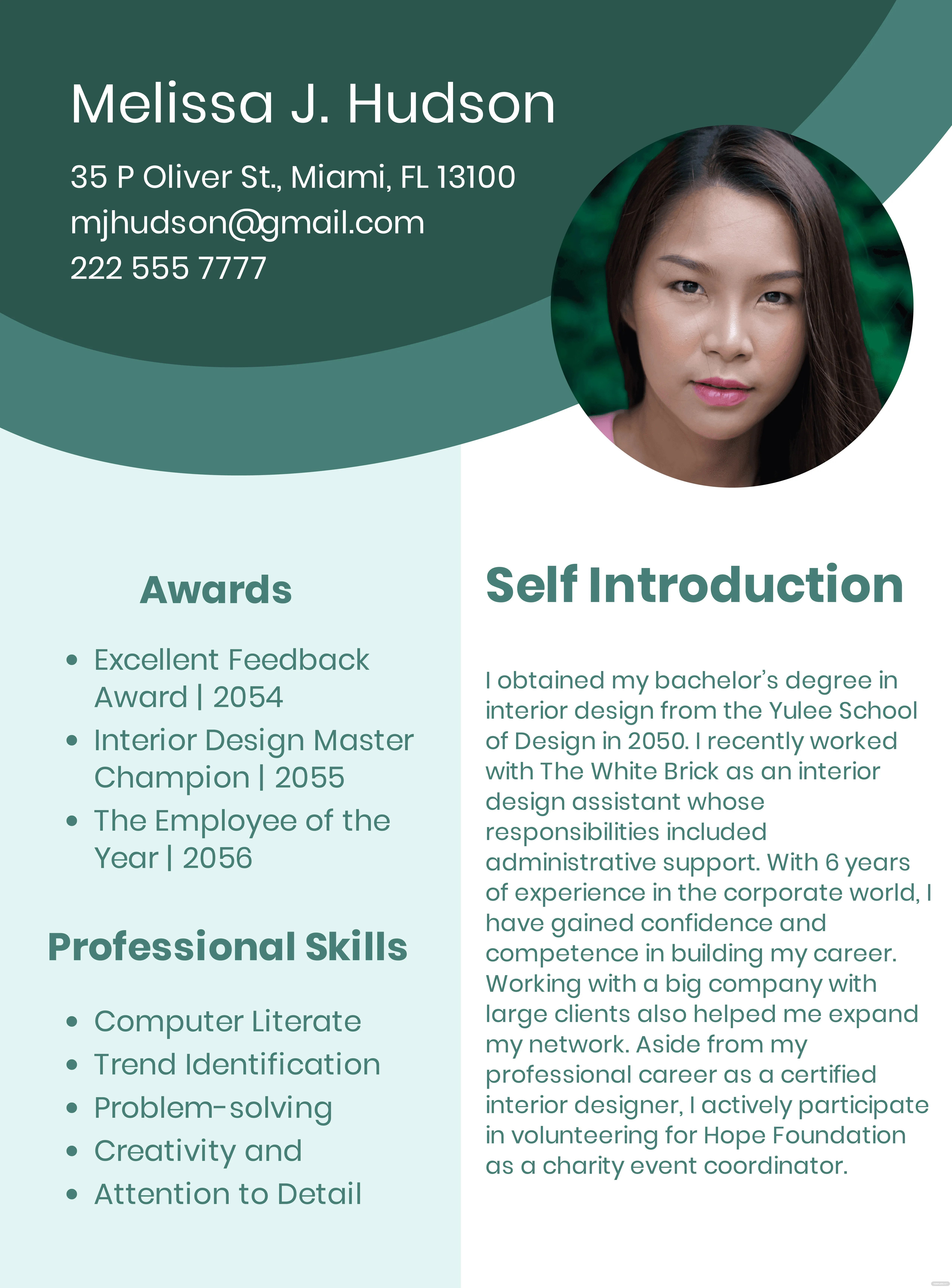 professional self introduction ideas and examples