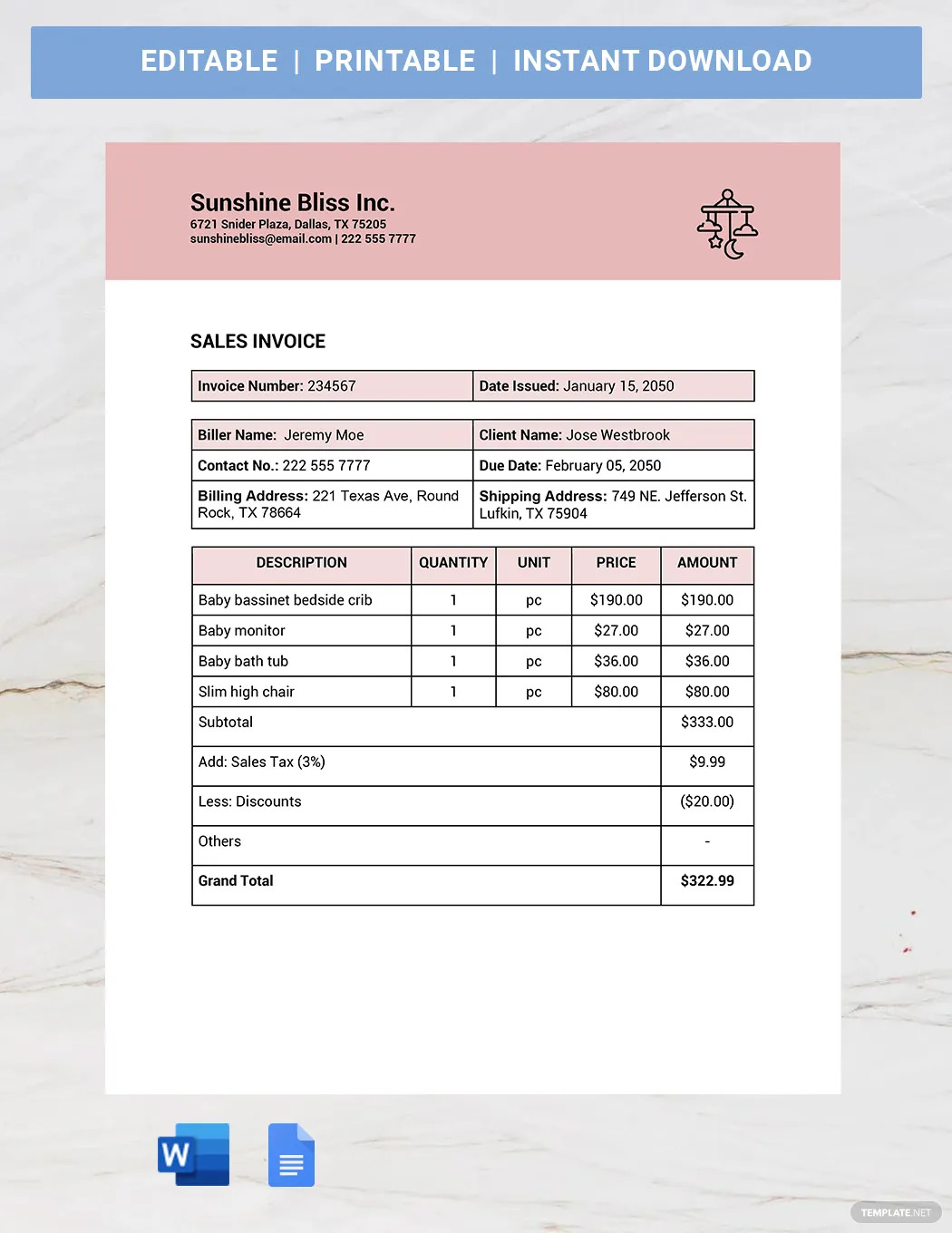 sales invoice book ideas and examples