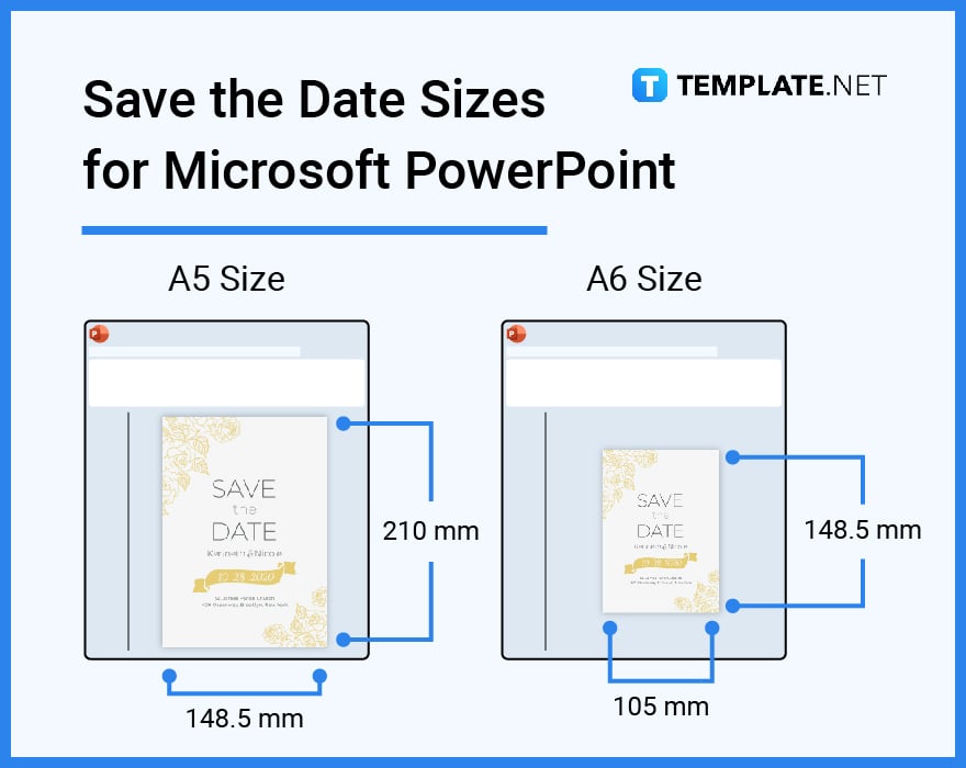 save the date sizes for microsoft powerpoint