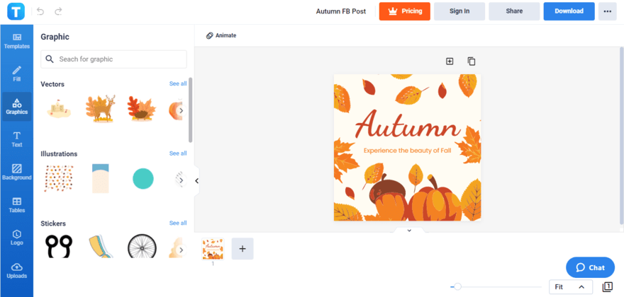 sprinkle some extra autumn themed graphics
