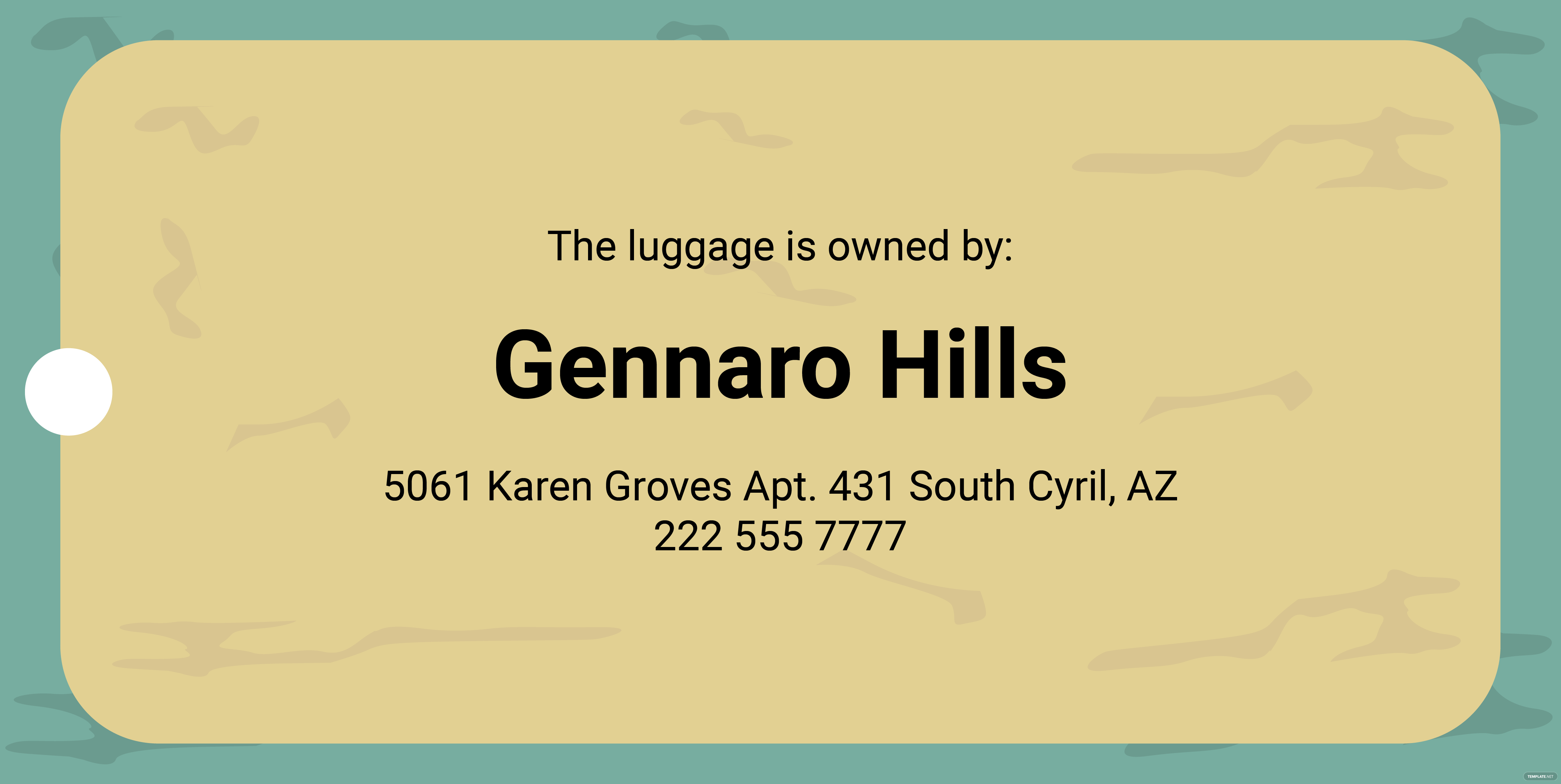 Luggage Tag Ideas Examples 2022