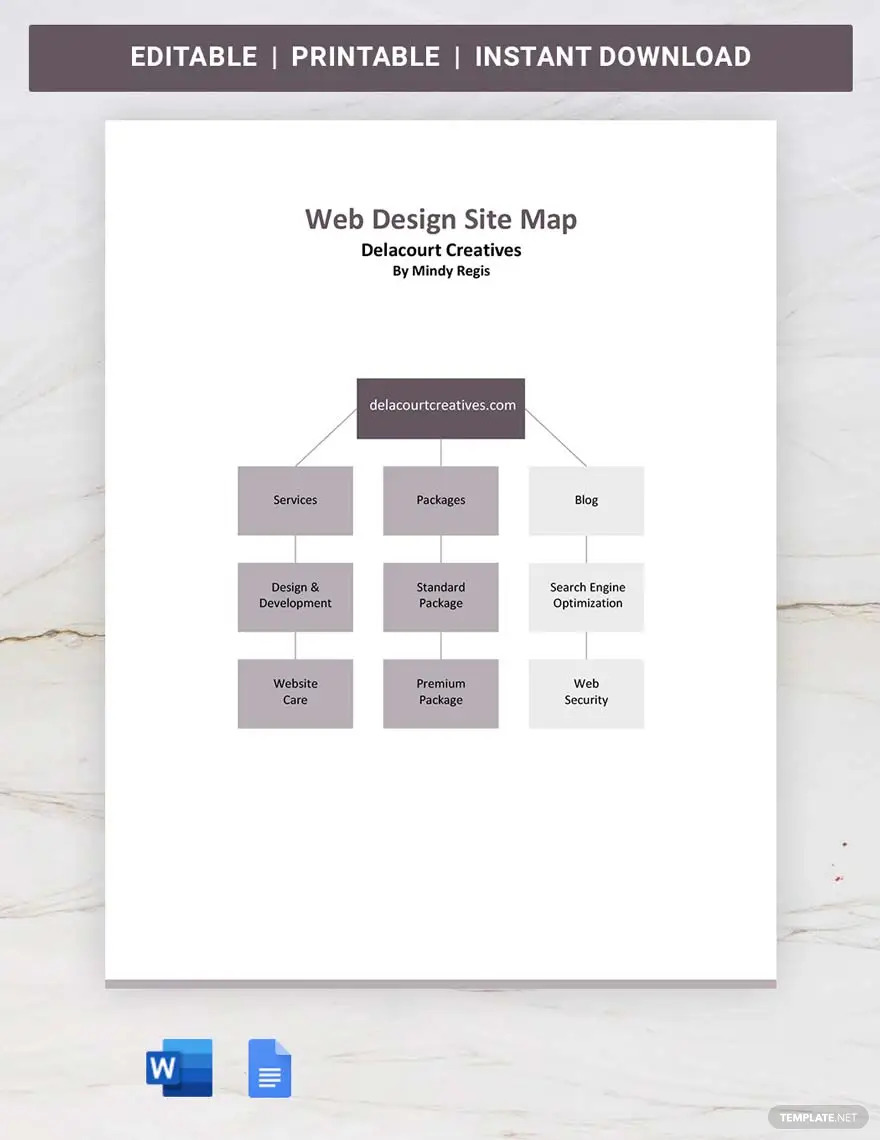 web design site map