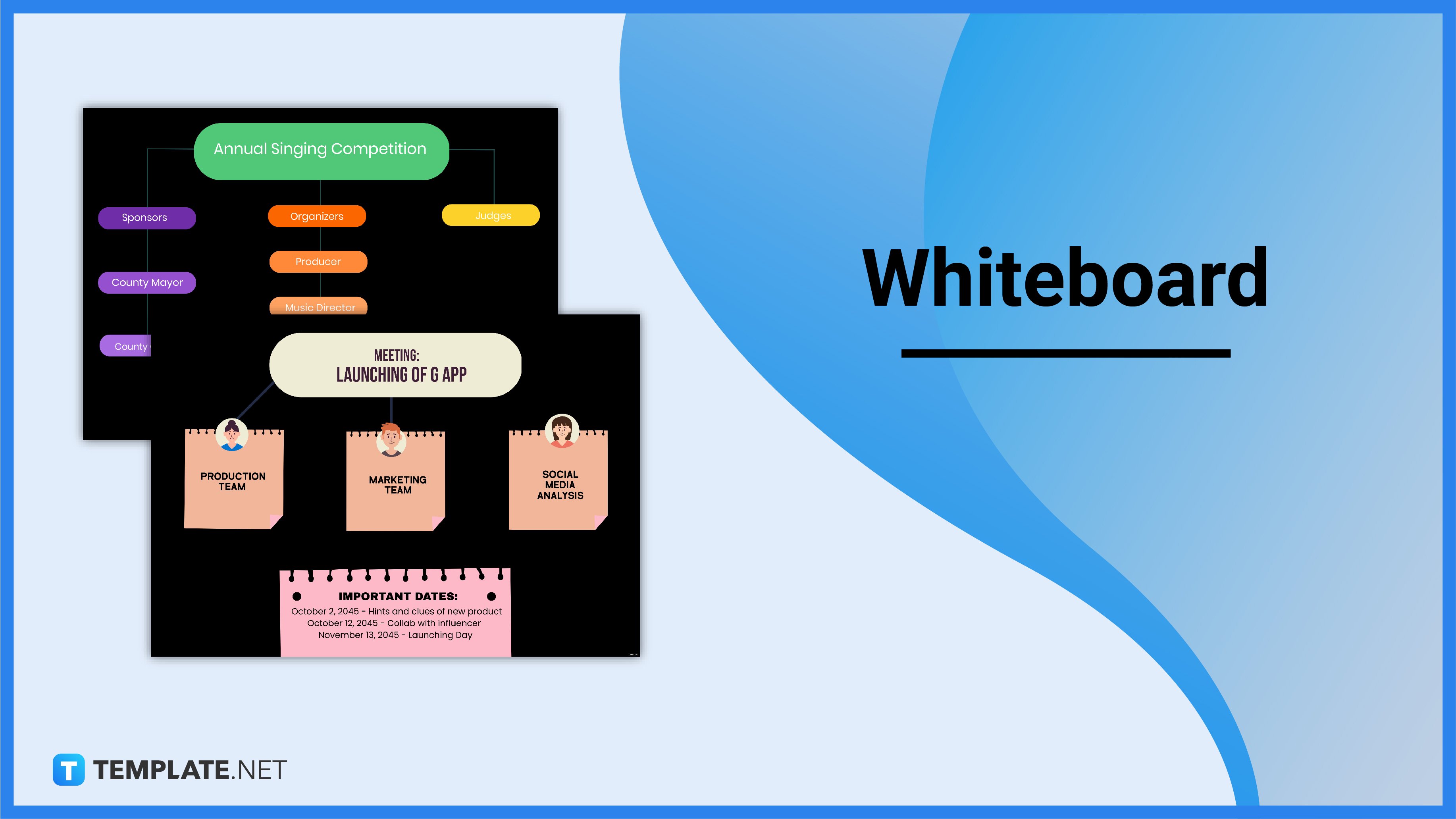 Premium Vector, Whiteboard background frame with eraser whiteboard