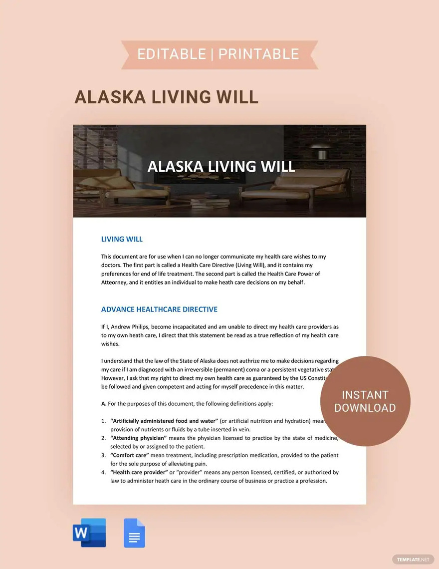 alaska living will