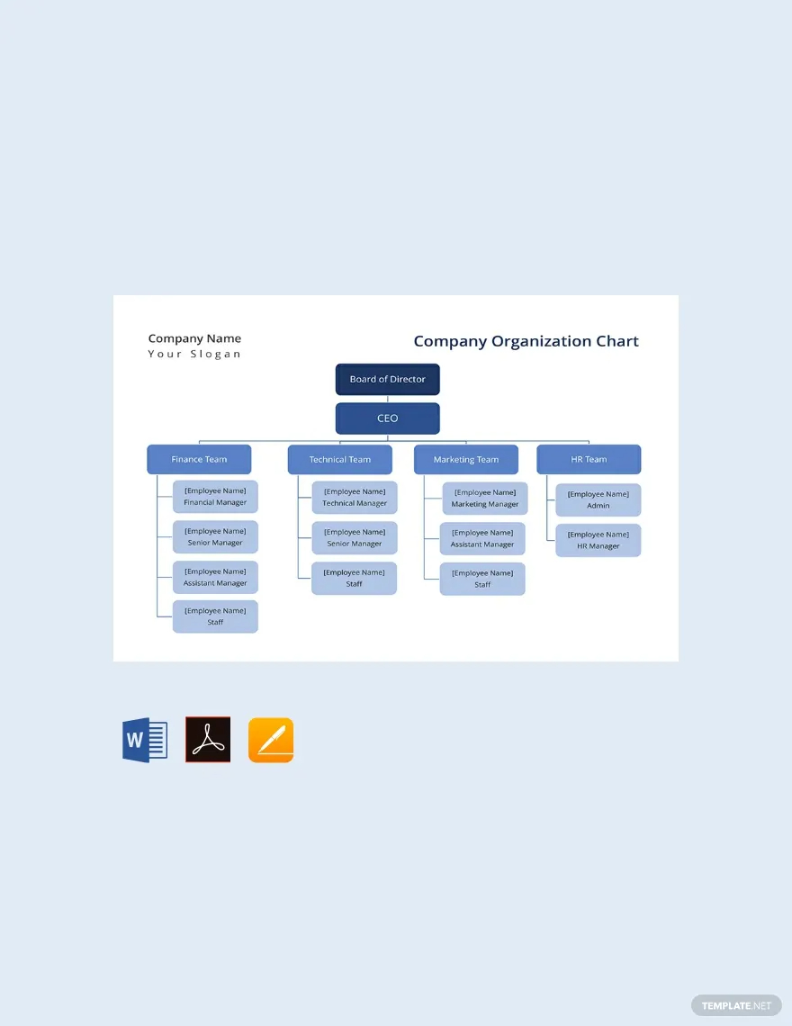 company organization chart ideas and examples