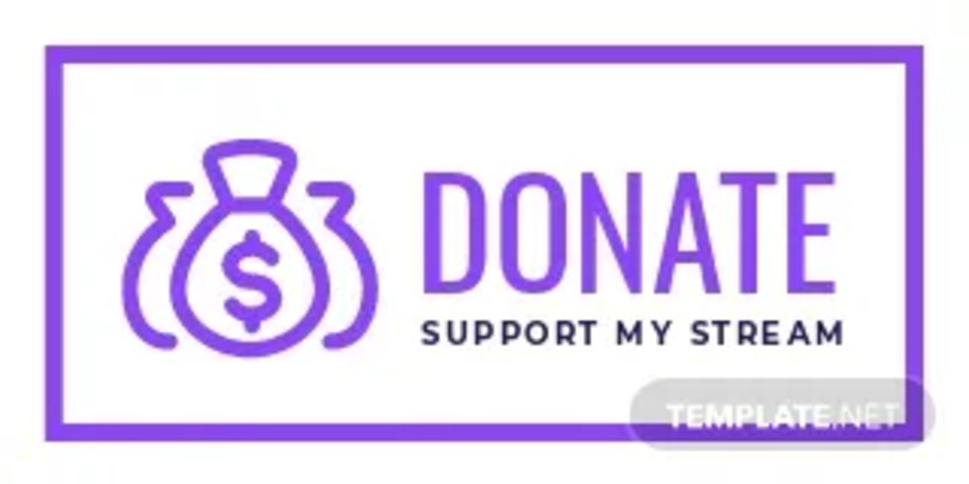 free donations twitch panel template ideas and examples