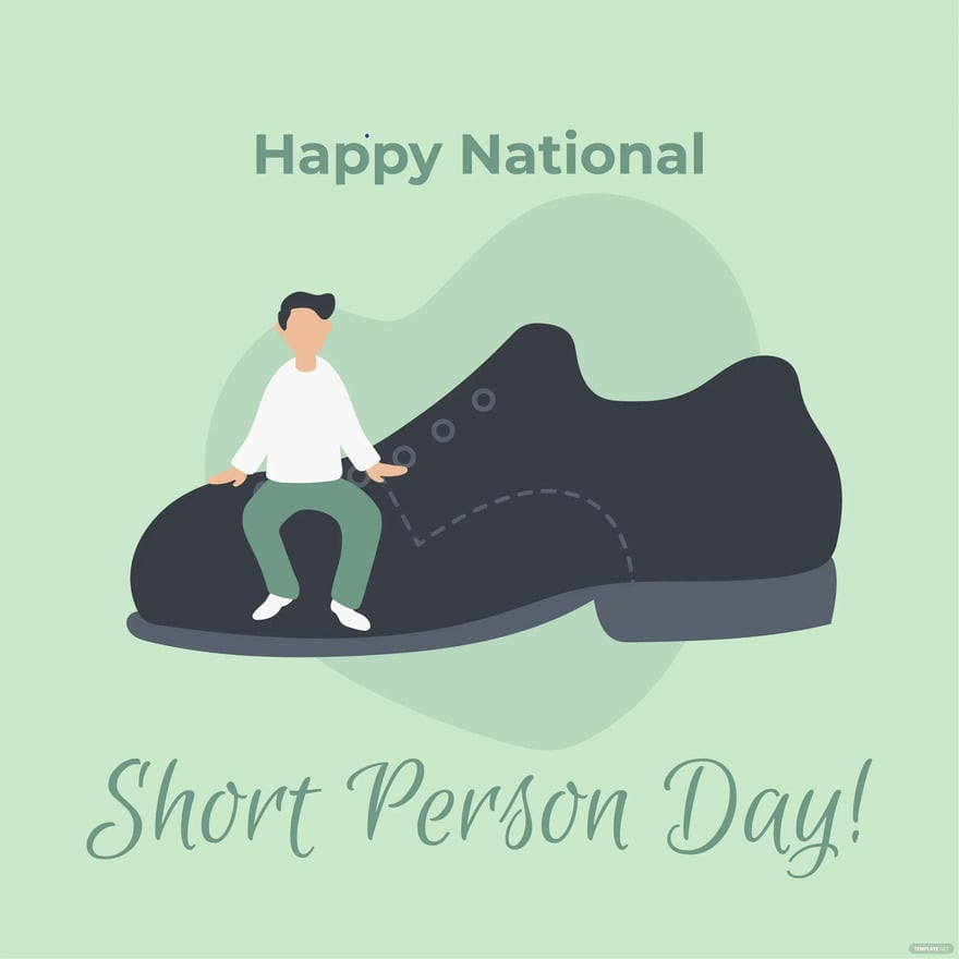 happy national short person day illustration ideas and examples