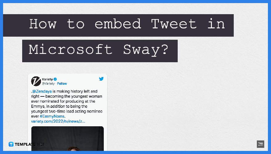 How to Embed Tweet in Microsoft Sway?