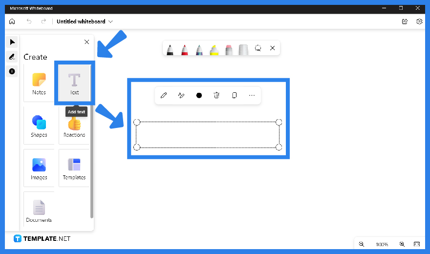 How to Select Text Boxes Using the Keyboard in Microsoft Whiteboard