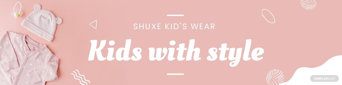 kids wear etsy banner ideas and examples