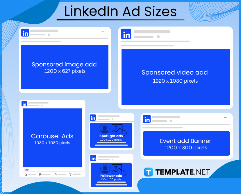 Linkedin Sizes