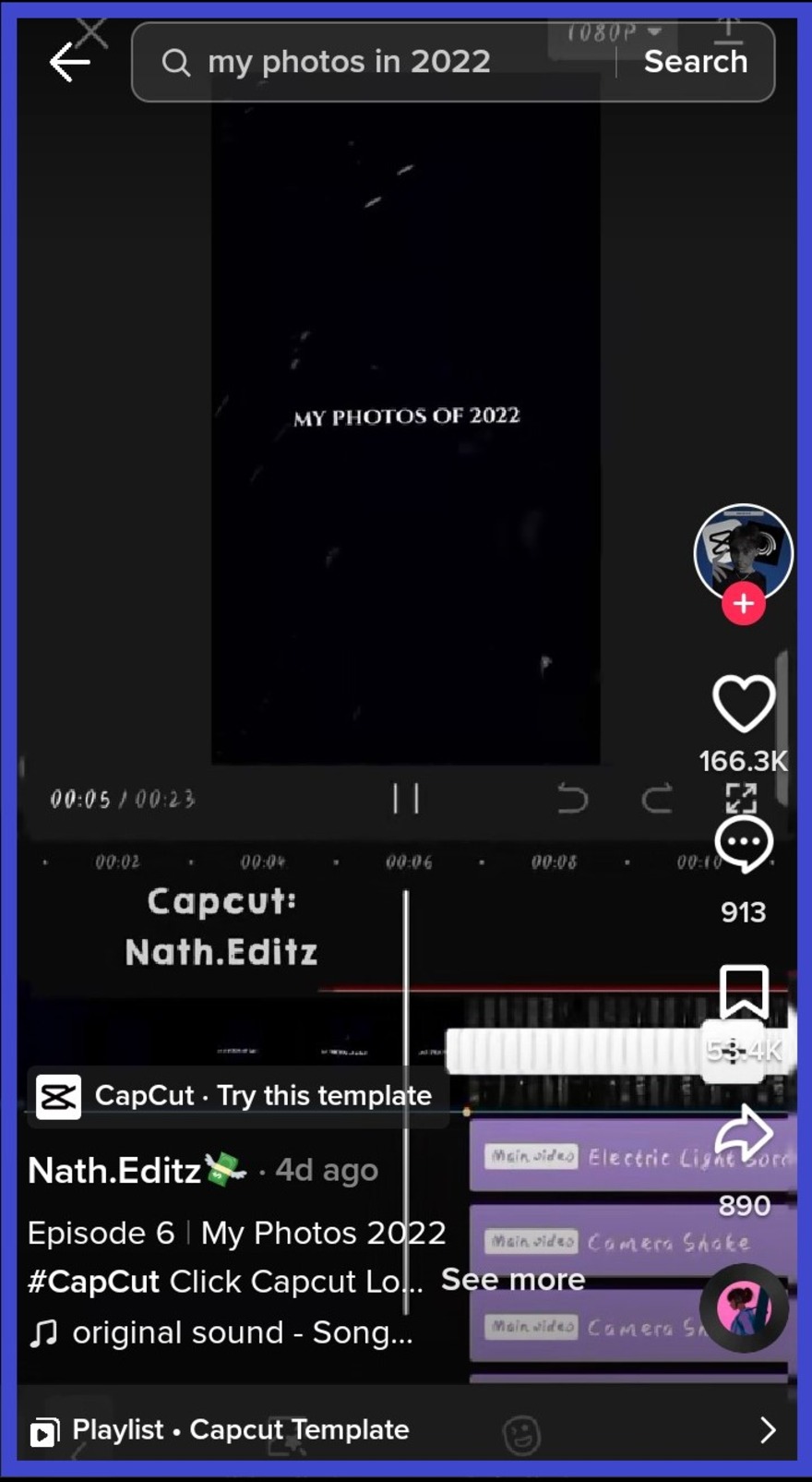 capcut template new trend free video editor