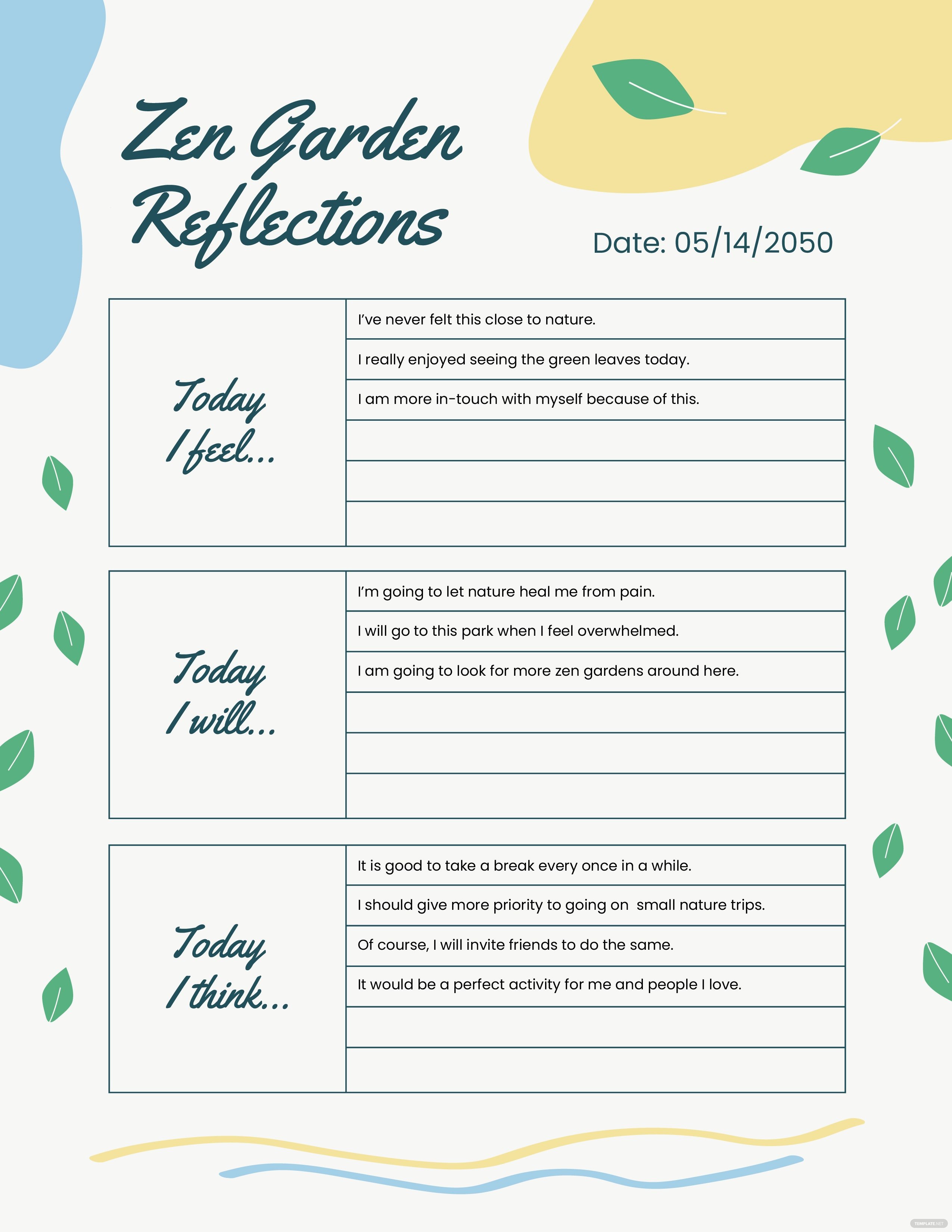 minimal nature diary ideas and examples