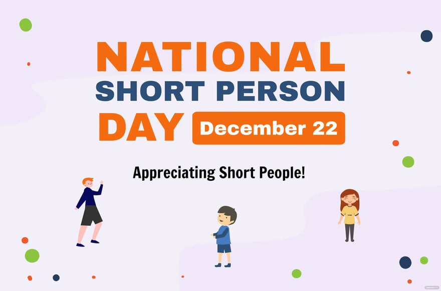 national short person day banner ideas and examples
