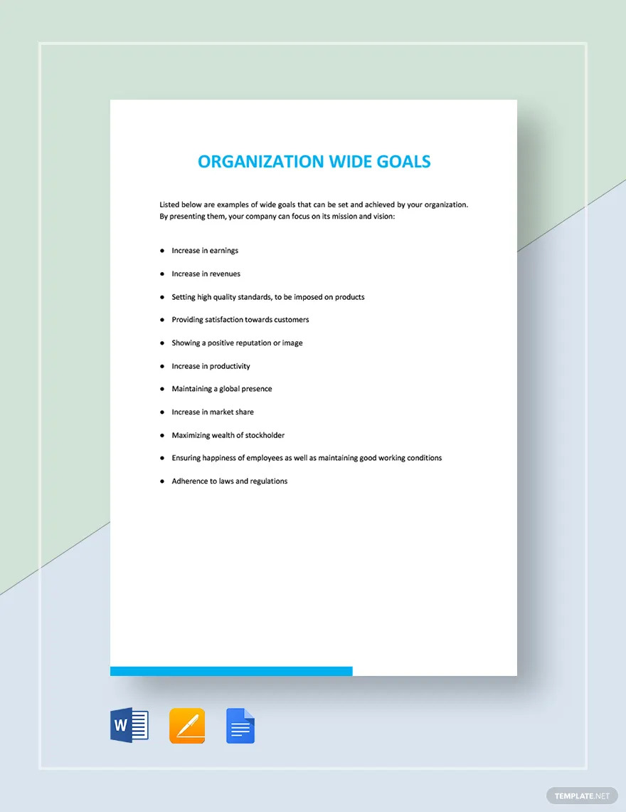 organization wide goals