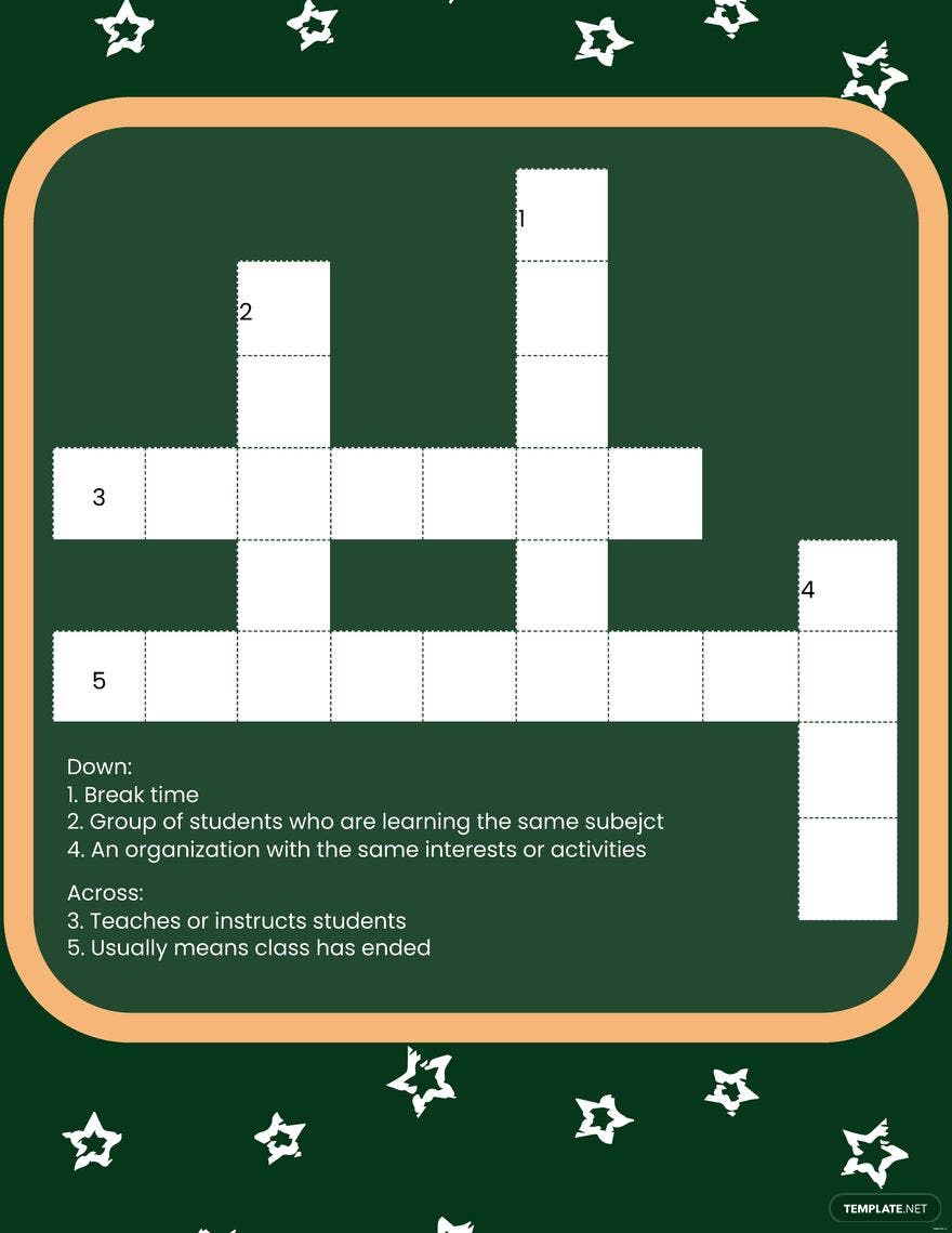 Crossword Ideas Examples 2023