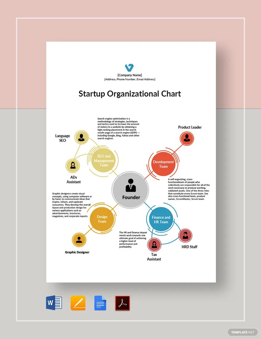 startup organizational chart ideas and examples