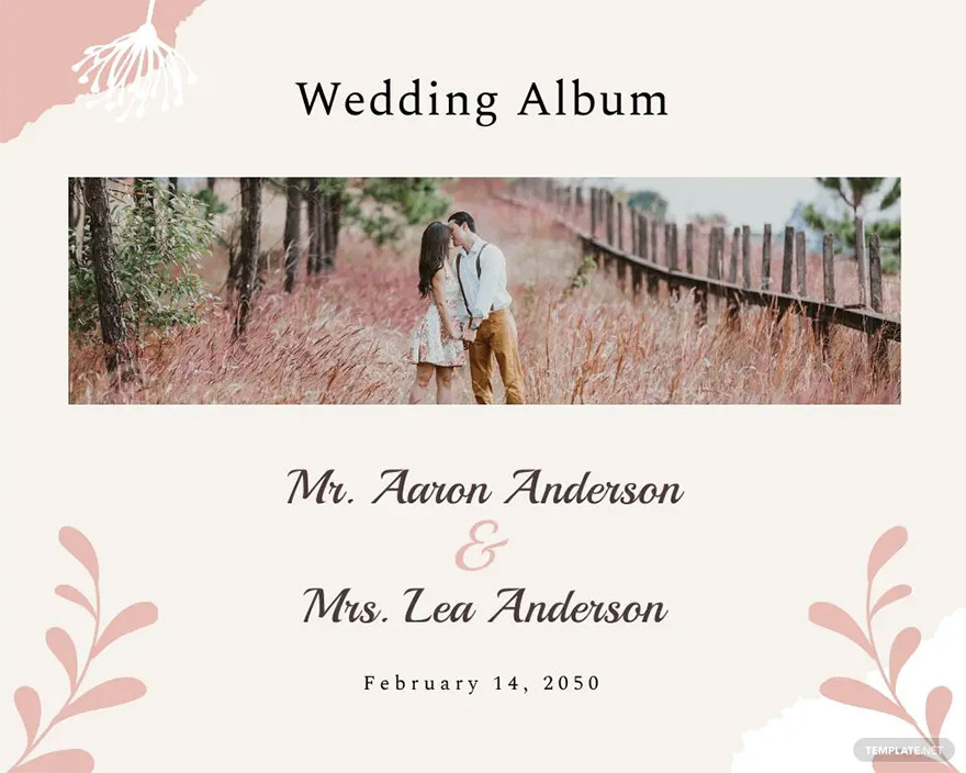 wedding photo album