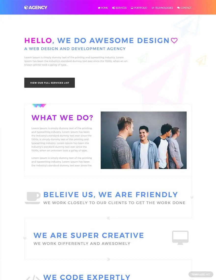 agency website ideas and examples