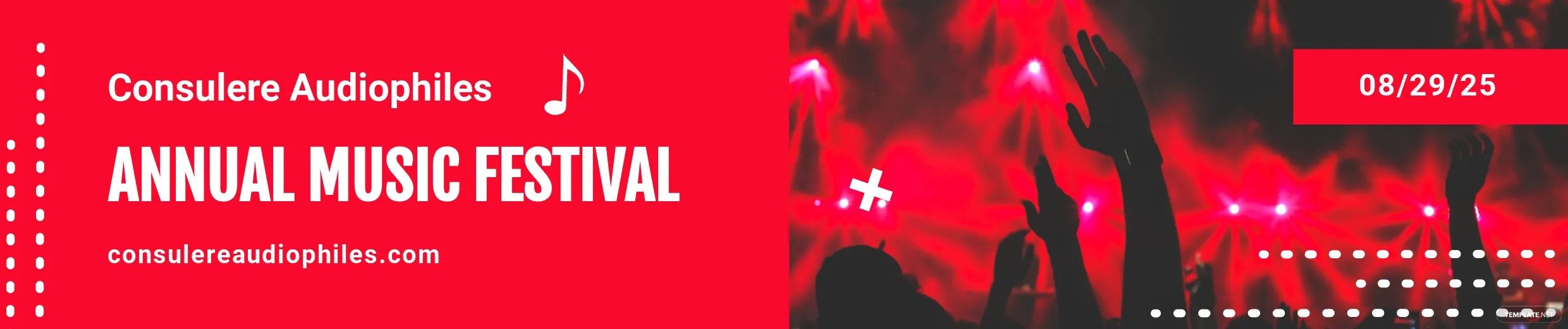 annual music festival soundcloud banner ideas and examples