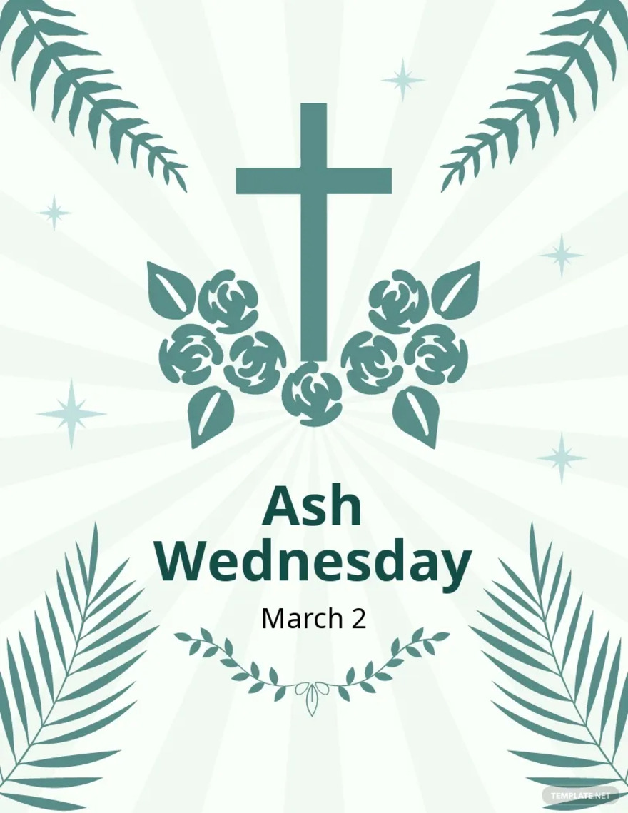 ash wednesday flyer ideas and examples