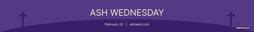 ash wednesday website banner ideas and examples