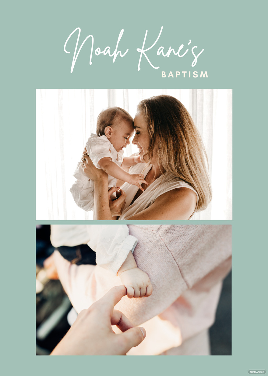 idées et exemples de photomaton de baptême