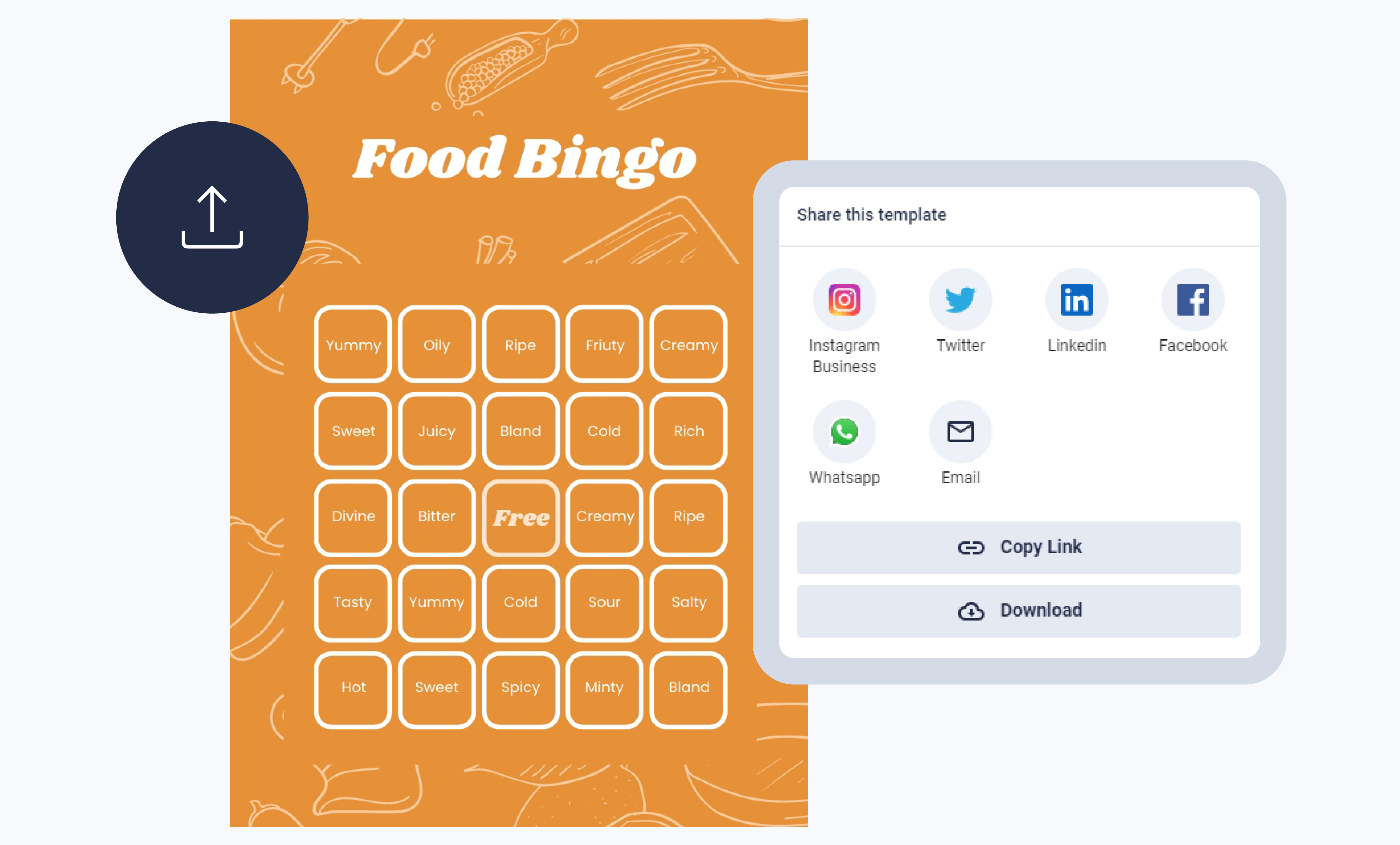 Bingo Card Maker To Post On Social Media 