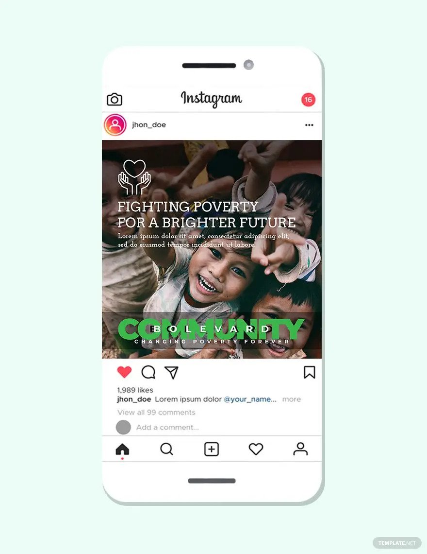 idées et exemples d'annonces caritatives instagram