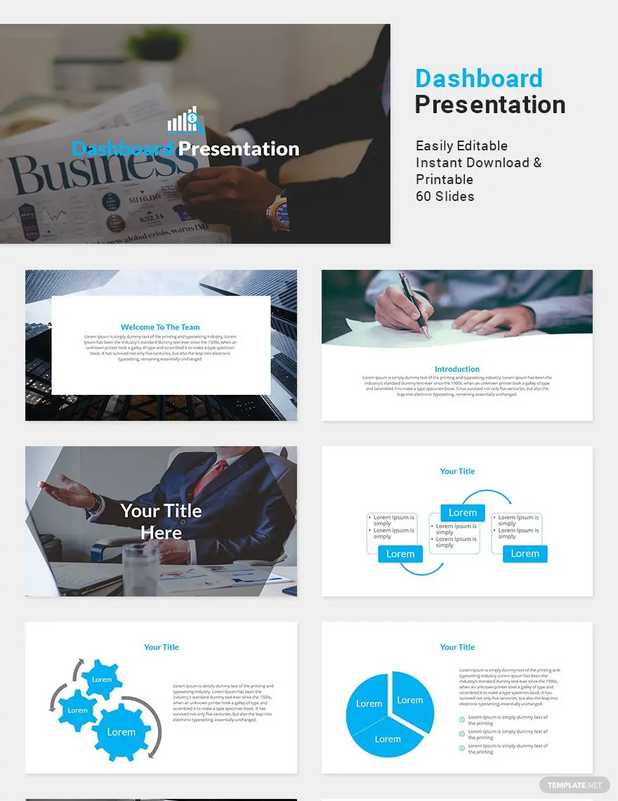 dashboard presentation