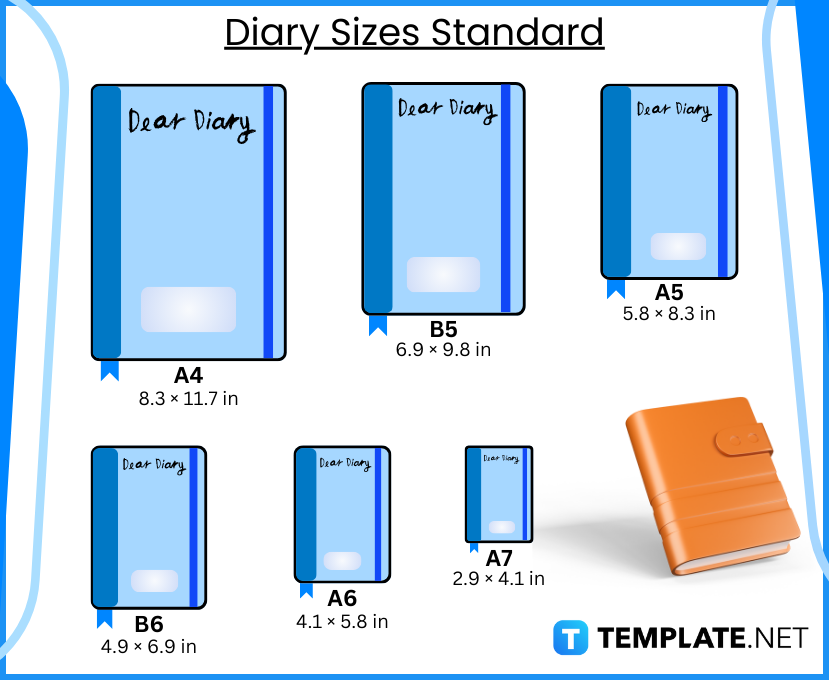 Diary Sizes