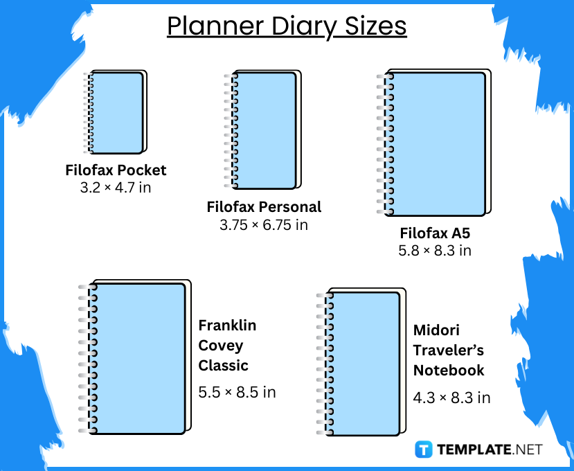 Diary Sizes