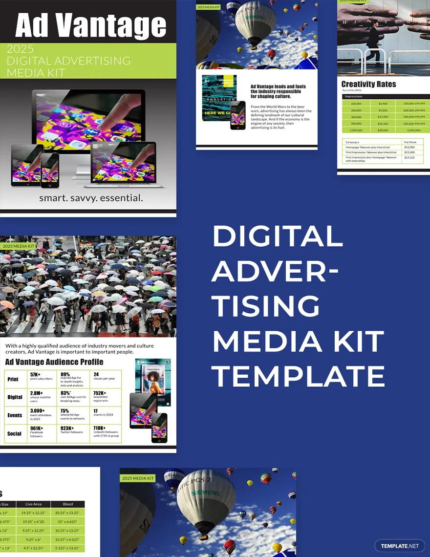 digital advertising media kit ideas and examples
