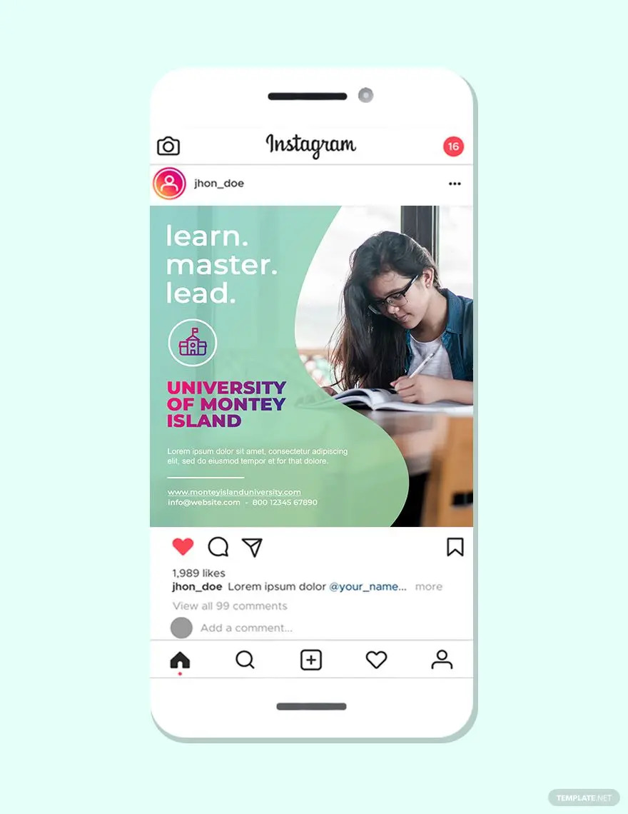 education instagram ads ideas and examples