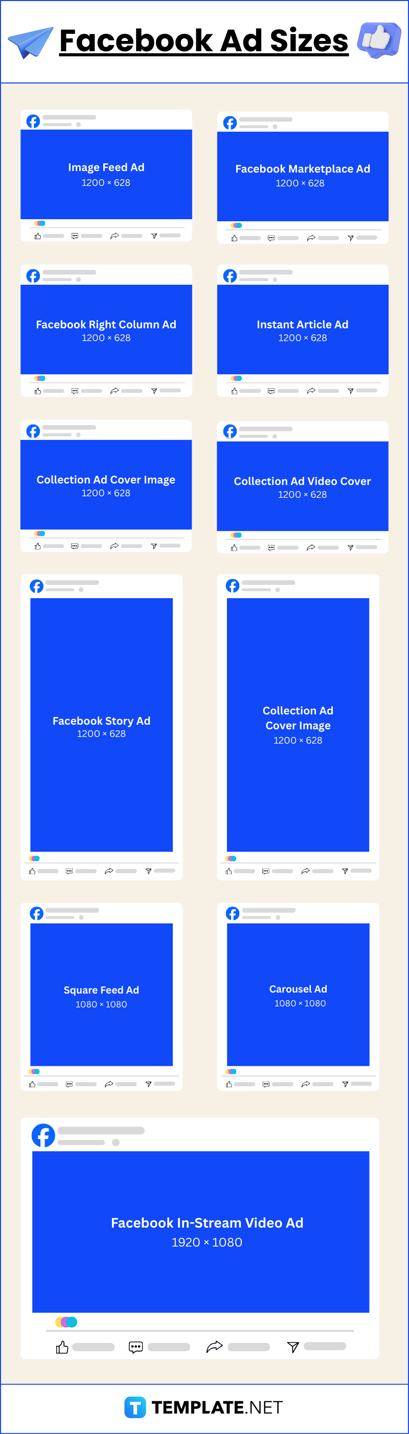 Facebook Ad Sizes