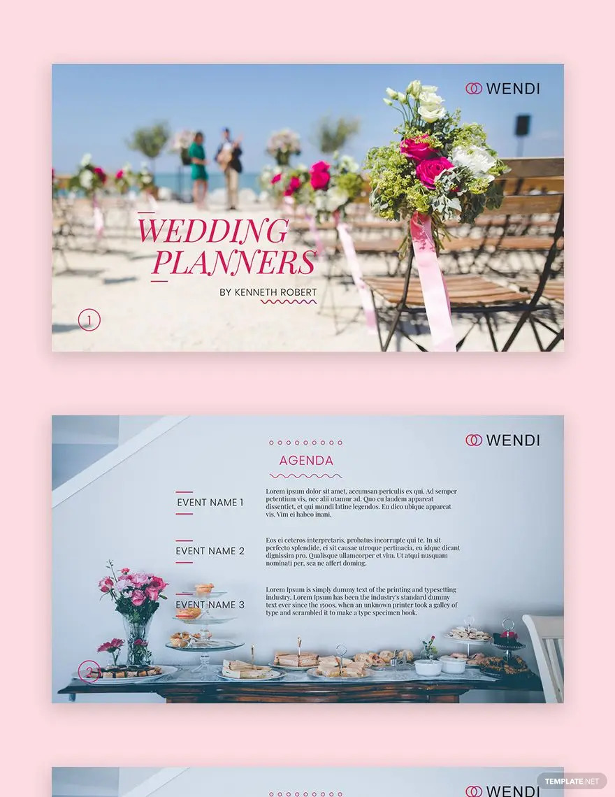 fall wedding planners presentation