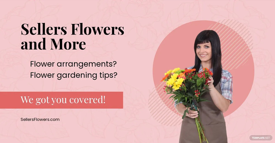 idées et exemples de modèles d'annonces florales facebook