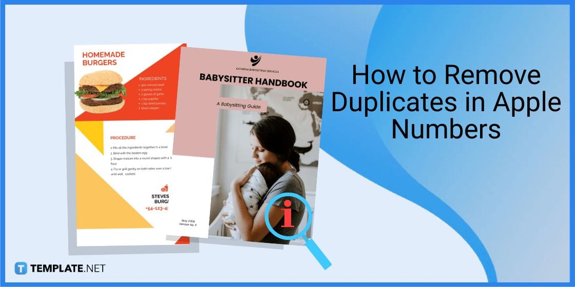 how to remove duplicates in apple numbers