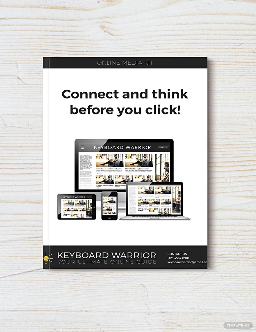 online media kit ideas and examples