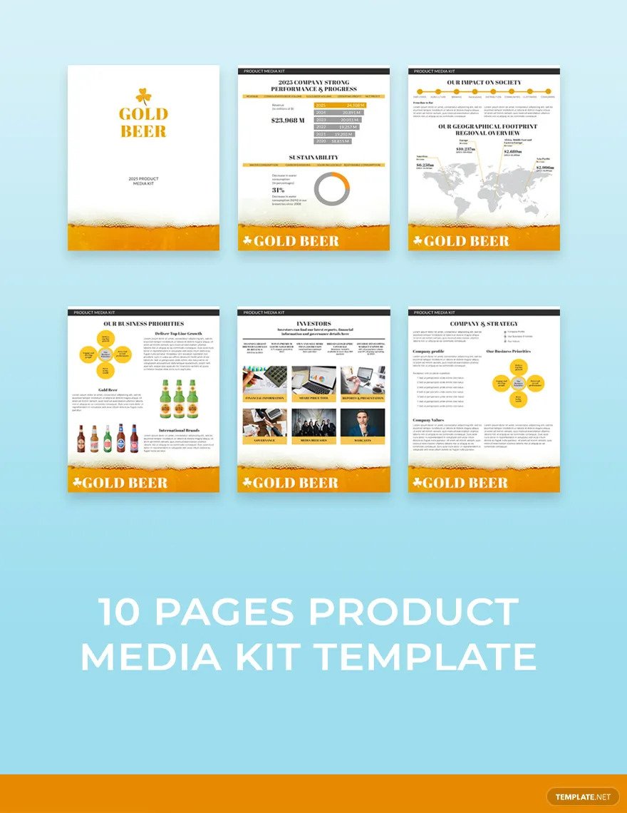 product media kit ideas and examples