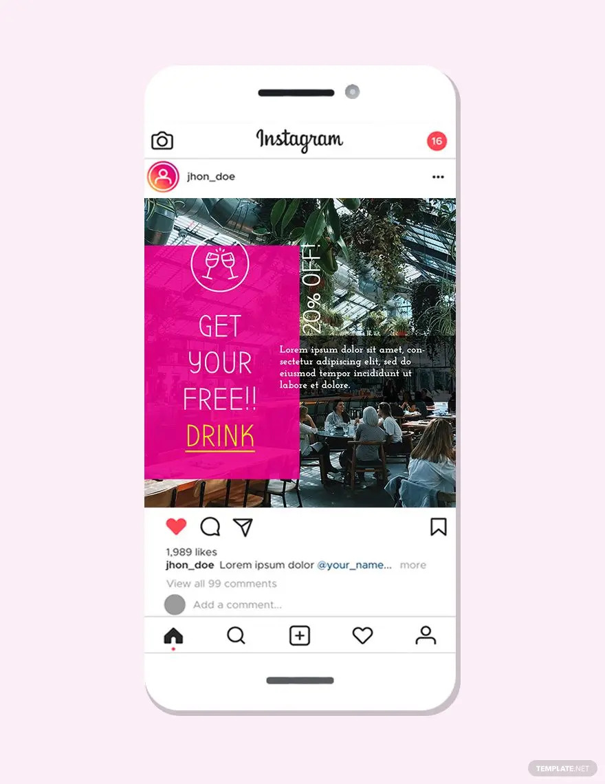 Idées et exemples d'annonces Instagram de restaurant