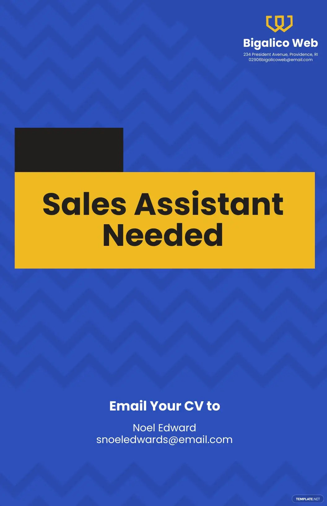 sales assistant vacancy