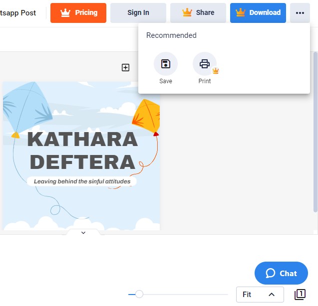save and keep your custom kathara deftera whatsapp post image