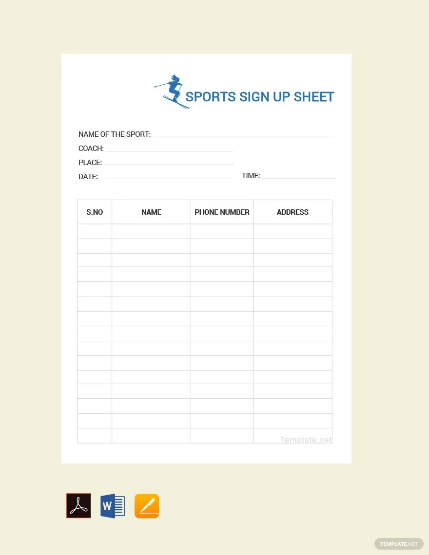 Sign Up Sheet What Is a Sign Up Sheet? Definition, Types, Uses