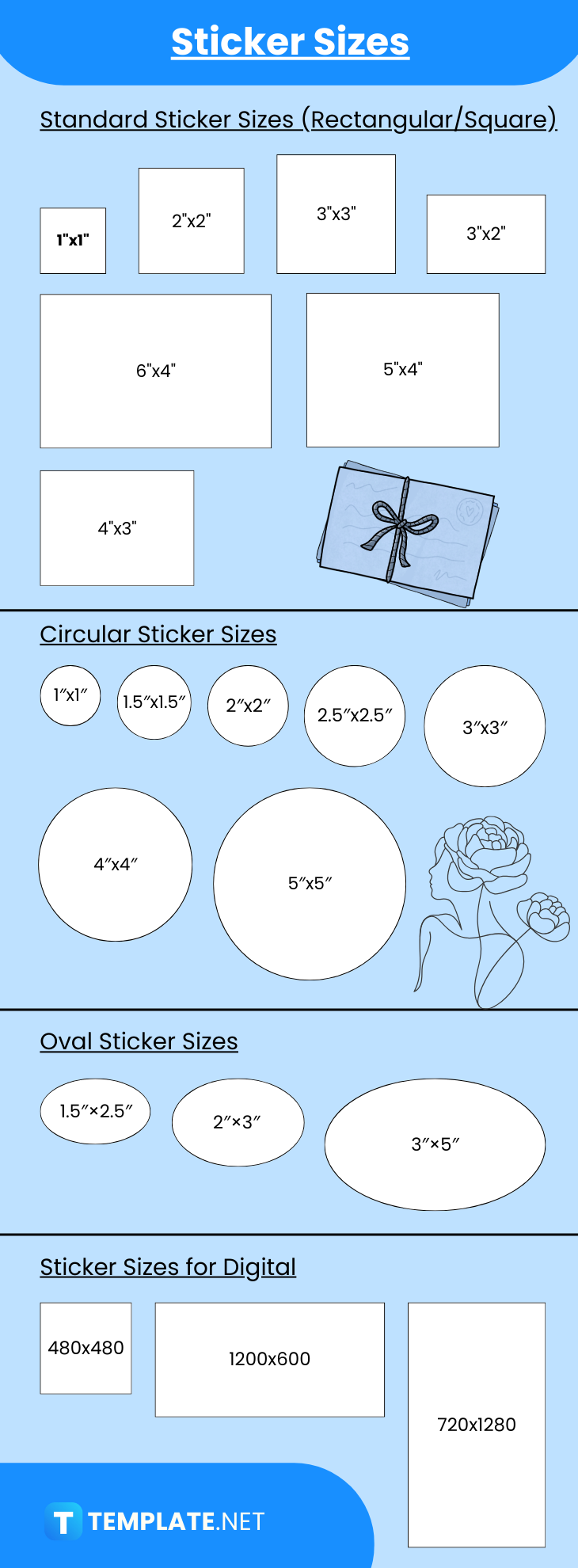 Sticker Sizes