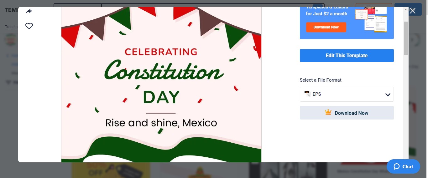 take advantage of the mexico constitution day whatsapp post template