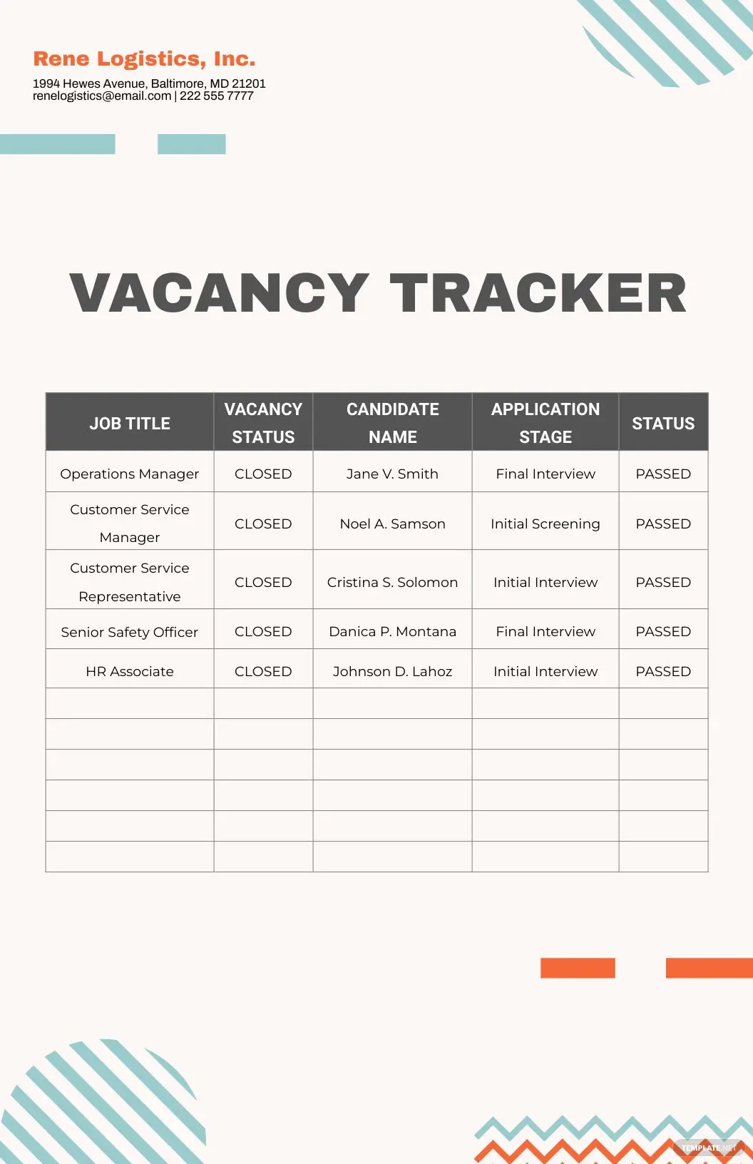 vacancy tracker
