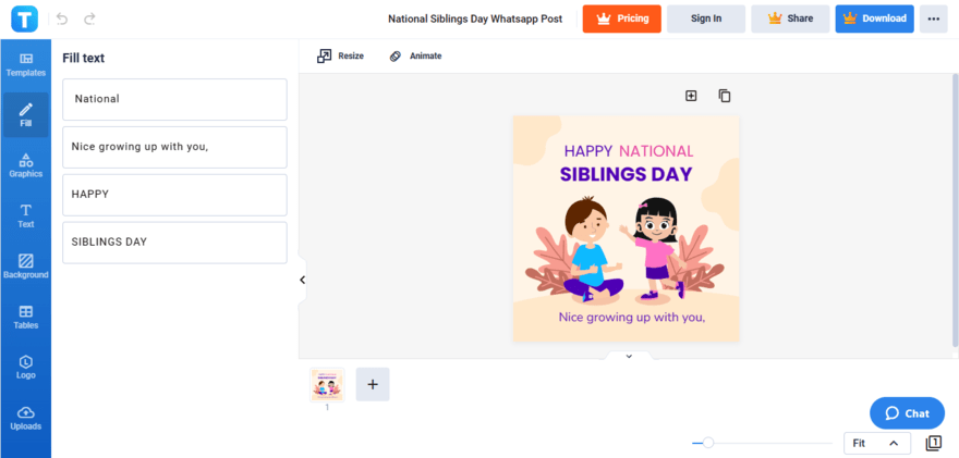 write a creative national siblings day quote poem or fact