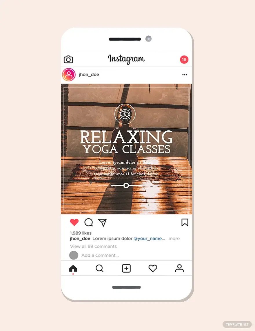 yoga instagram ads ideas and examples