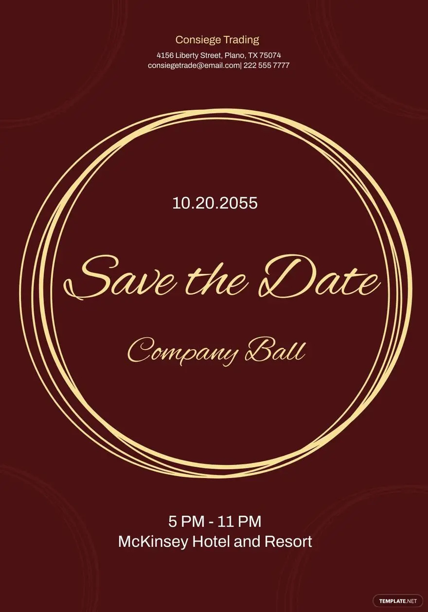 electronic save the date